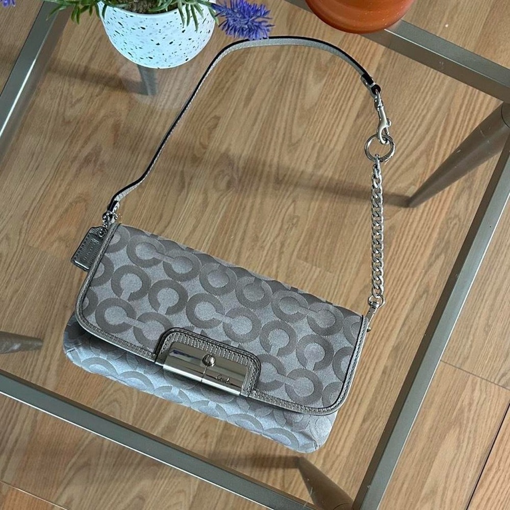 Coach Vintage Jacquard Mini Bag in Gray